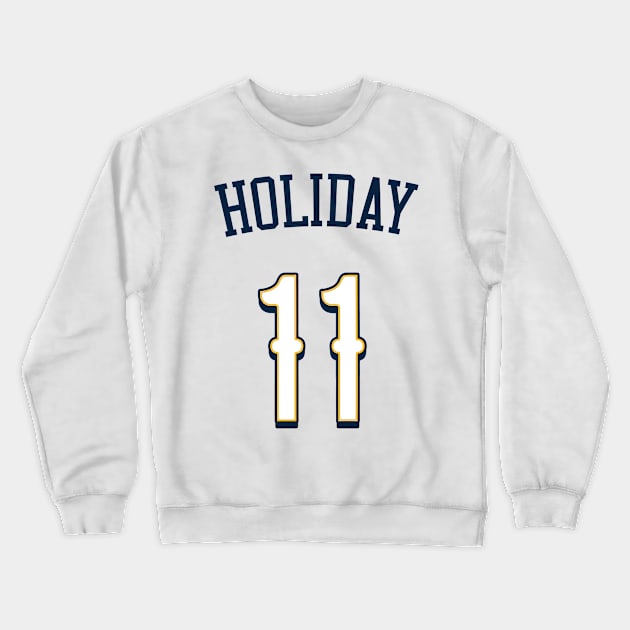 Jrue Holiday Crewneck Sweatshirt by telutiga